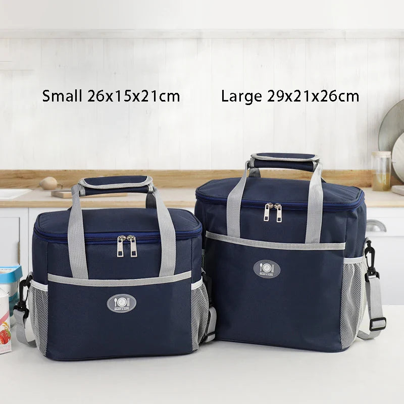 Lunch Box- Large Capacity Waterproof Lunch Bags- - IndioGear Women Clothing