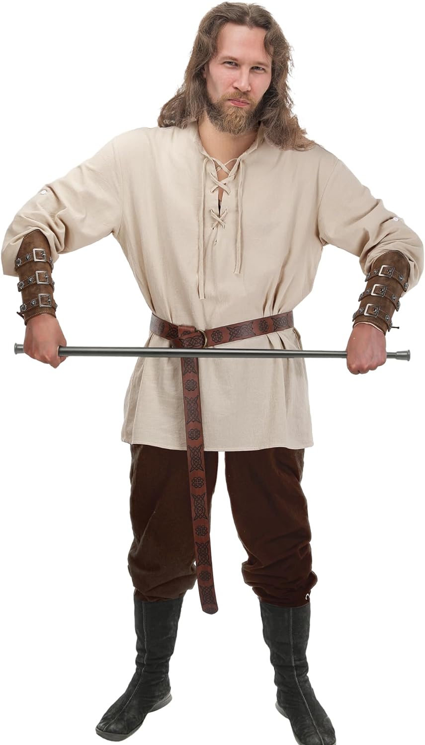 Male Halloween Costumes- 4 Pcs Medieval Maven Ensemble Kit - Halloween Best- - IndioGear.com