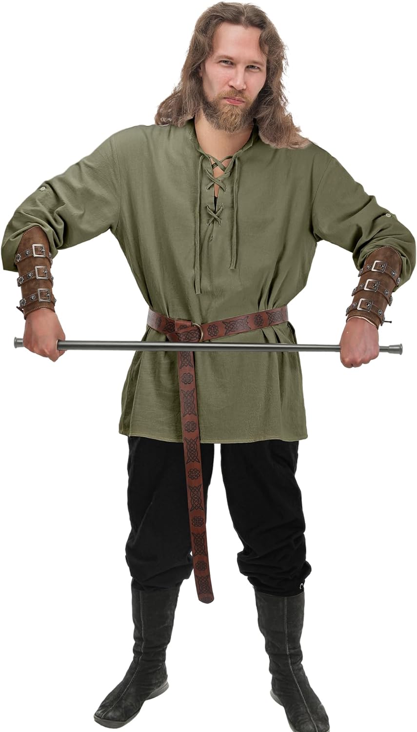 Male Halloween Costumes- 4 Pcs Medieval Maven Ensemble Kit - Halloween Best- - IndioGear.com