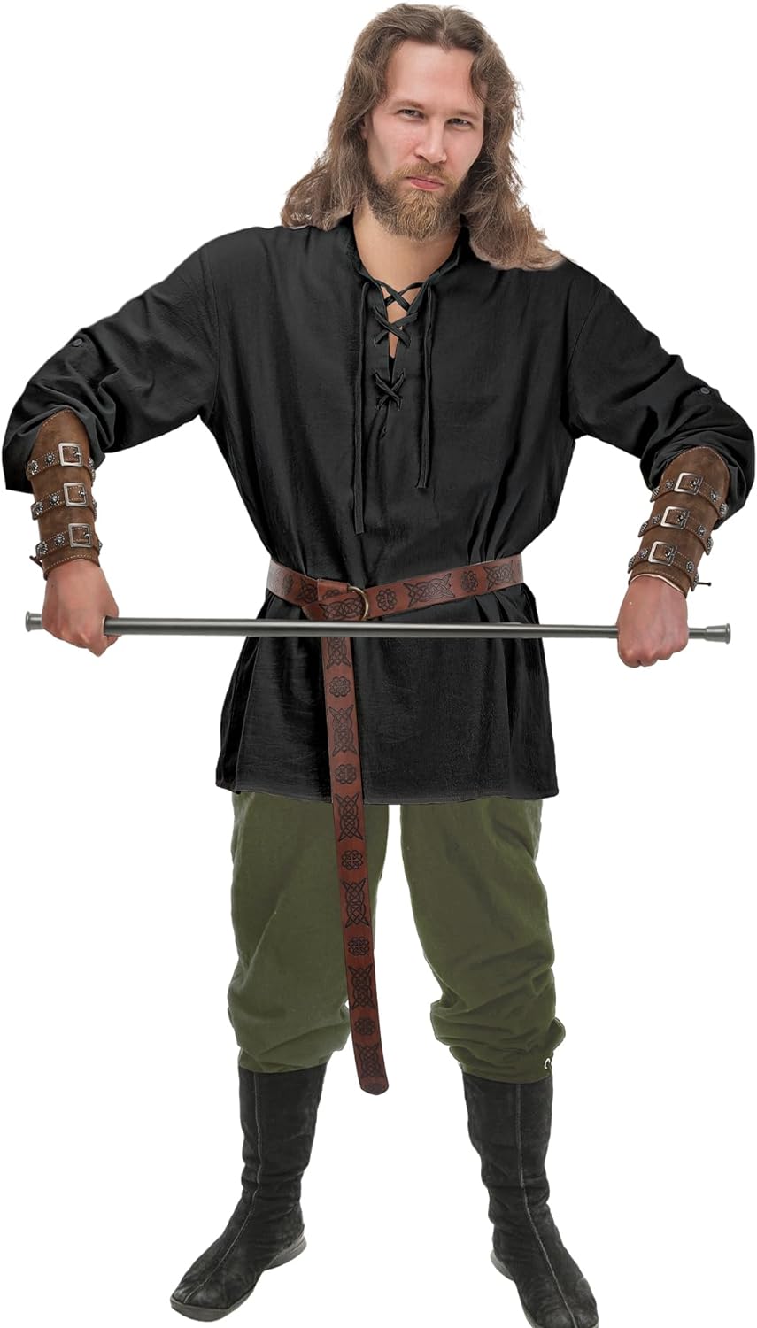 Male Halloween Costumes- 4 Pcs Medieval Maven Ensemble Kit - Halloween Best- - IndioGear.com