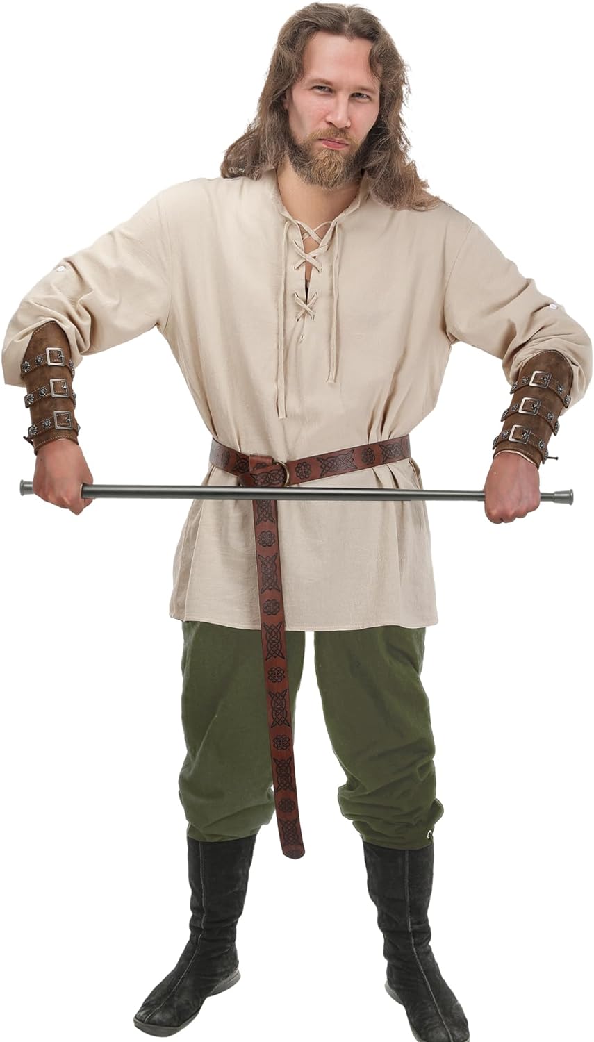 Male Halloween Costumes- 4 Pcs Medieval Maven Ensemble Kit - Halloween Best- - IndioGear.com