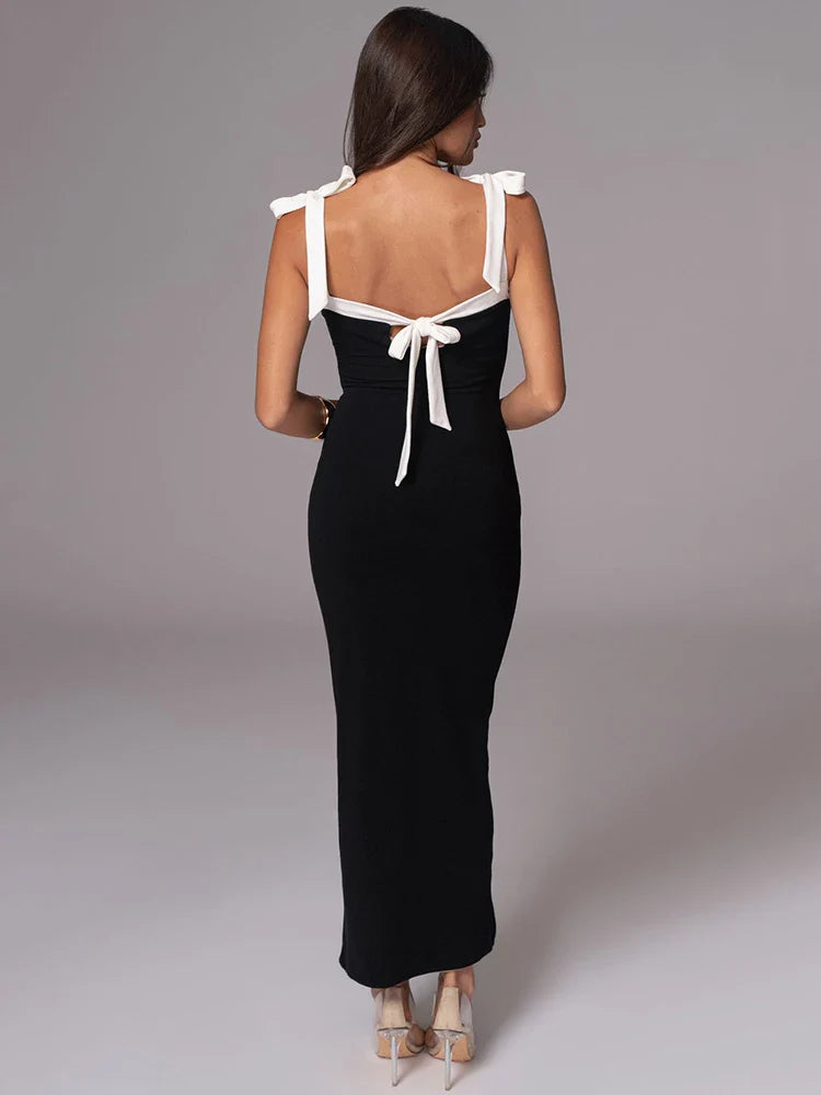 Maxi Dresses- Sophisticated Sleeveless Maxi Dress - Perfect for Cocktail Parties- - IndioGear.com