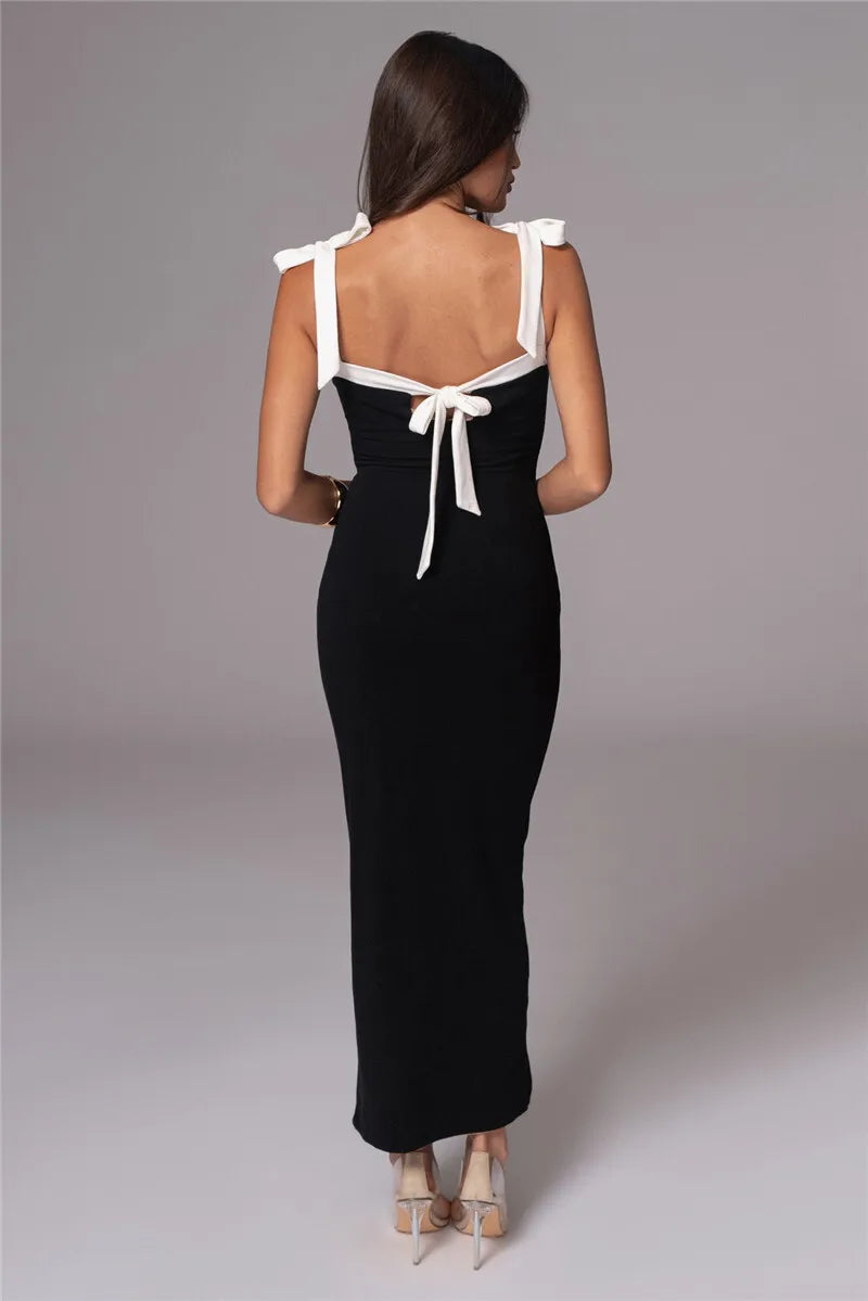 Maxi Dresses- Sophisticated Sleeveless Maxi Dress - Perfect for Cocktail Parties- - IndioGear.com