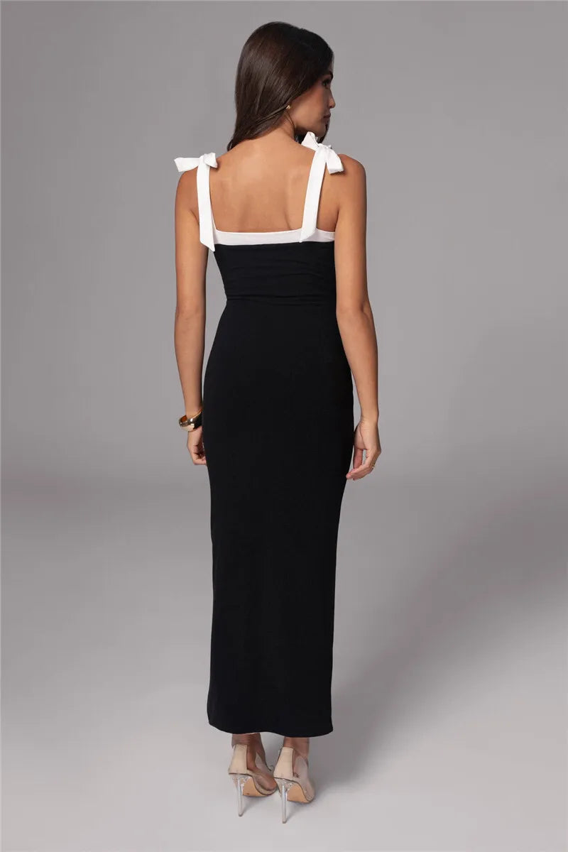 Maxi Dresses- Sophisticated Sleeveless Maxi Dress - Perfect for Cocktail Parties- - IndioGear.com