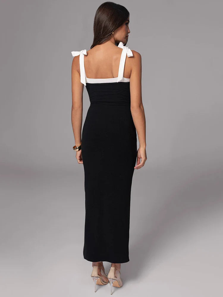 Maxi Dresses- Sophisticated Sleeveless Maxi Dress - Perfect for Cocktail Parties- - IndioGear.com