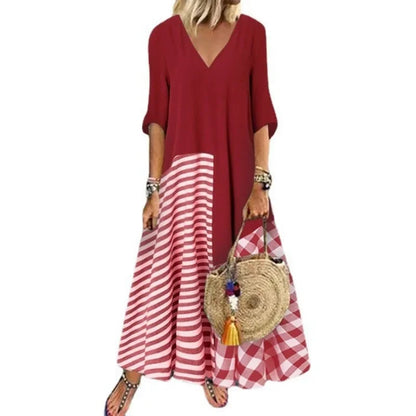 Maxi Dresses- Summer Vibrant Maxi Dress for Beach Days and Festivals- - IndioGear.com