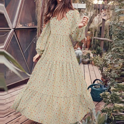 Maxi Dresses- Women Floral Long Dress for Day to Night- - IndioGear.com