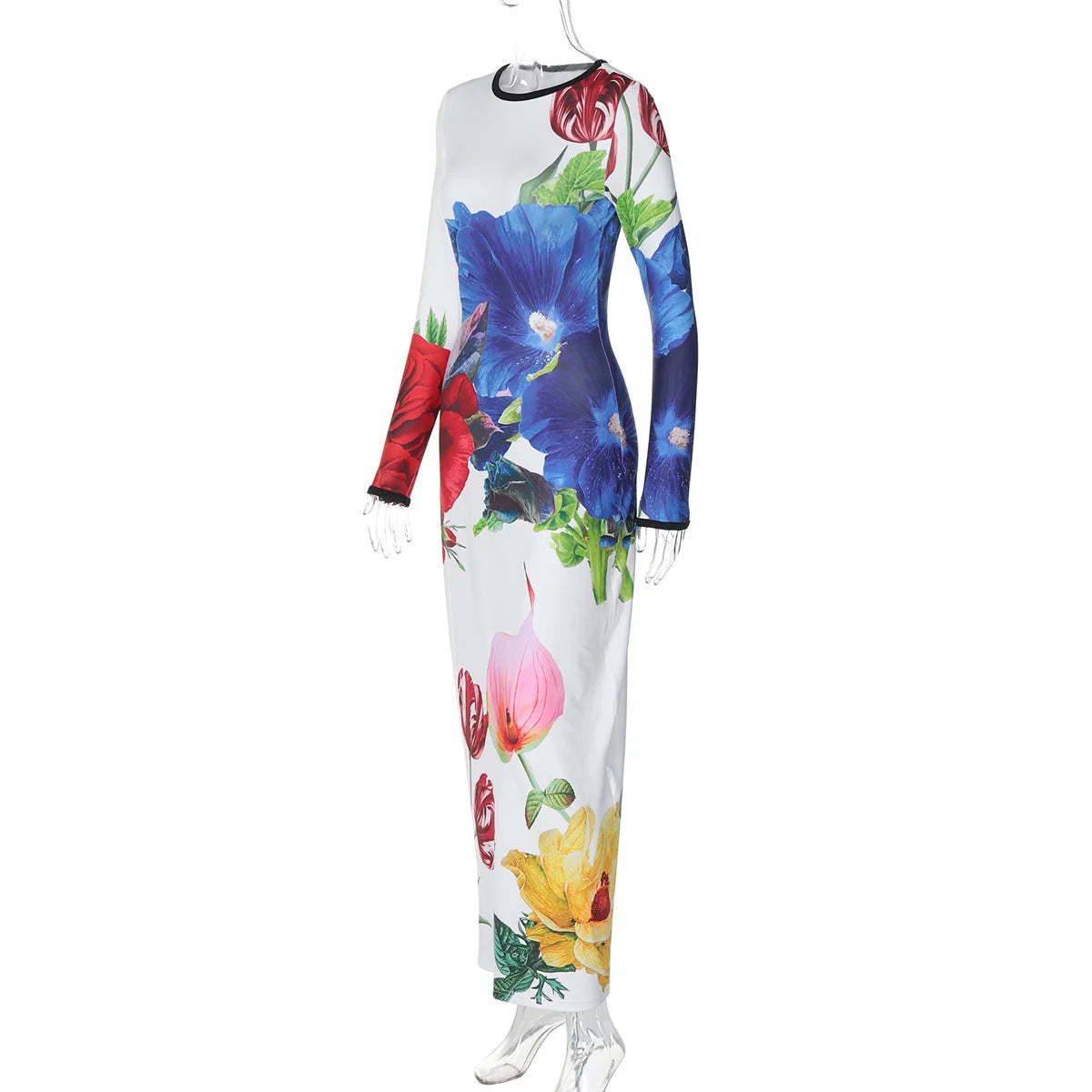 Maxi Dresses- Women Floral Long Dress for Special Occasions- - IndioGear.com