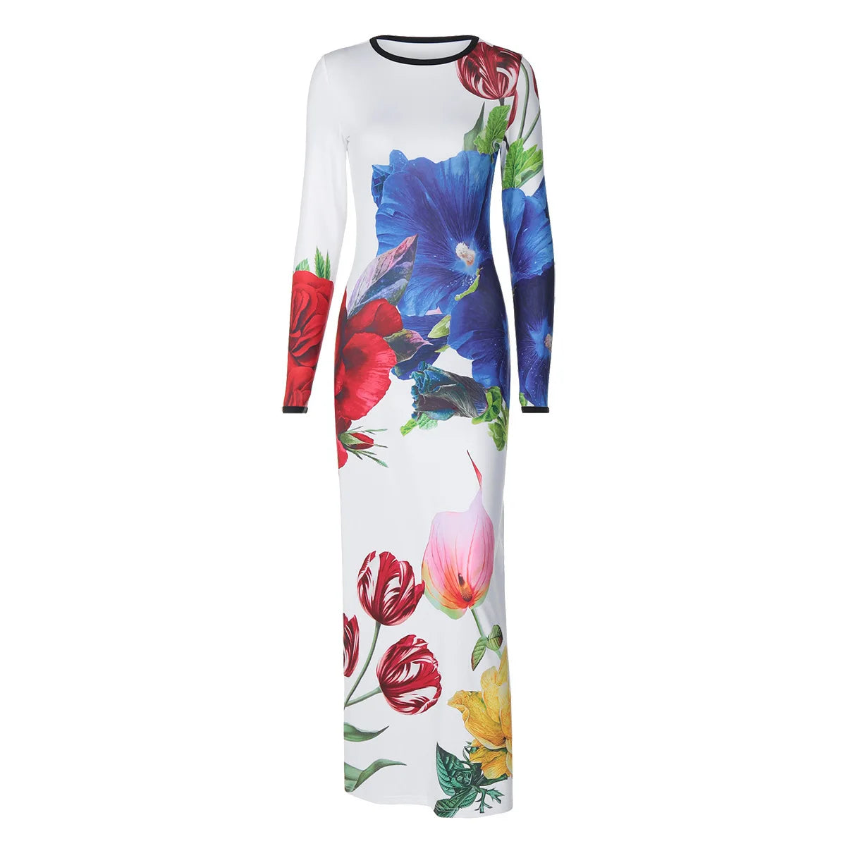 Maxi Dresses- Women Floral Long Dress for Special Occasions- - IndioGear.com