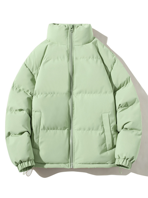 Men Jackets- Men's Winter Puffer Jacket- Fruit green- IndioGear.com