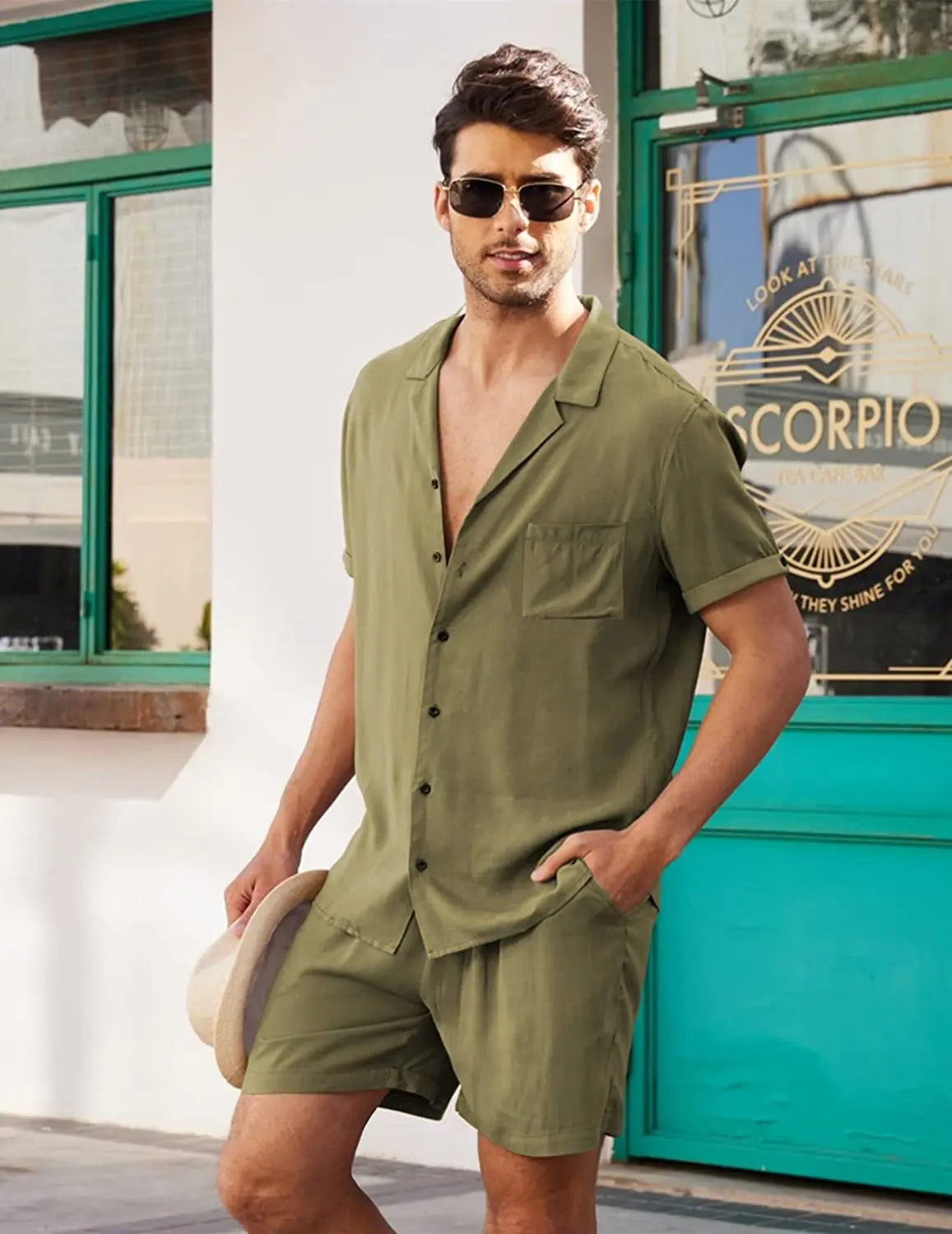 Men Outfits- Men’s Summer Resort Wear - Ideal for Beach & Casual Outings- - IndioGear.com