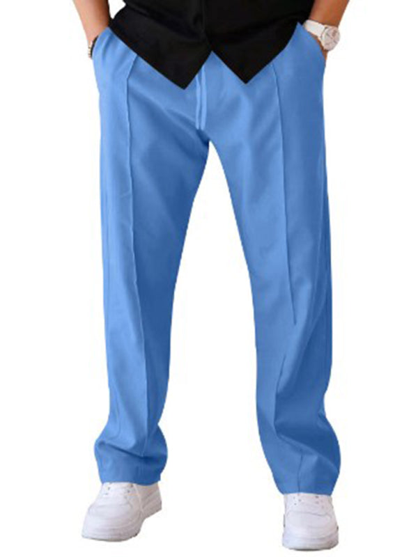 Men Pants- Blue Joggers for the Modern Man- Clear blue- IndioGear.com