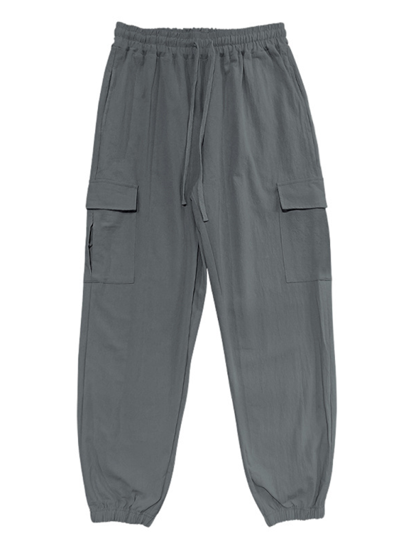 Men Pants- Cotton Joggers Pencil Beach Pants for Men- - IndioGear.com