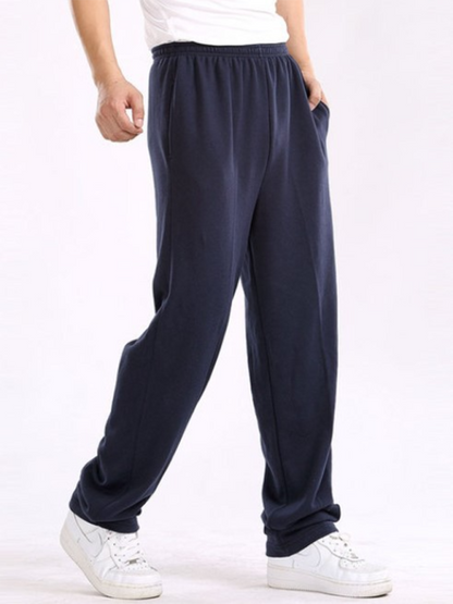 Men Pants- Sporty Men's Sweatpants for Lounging and Leisure- Champlain color- IndioGear Fashion and Gear