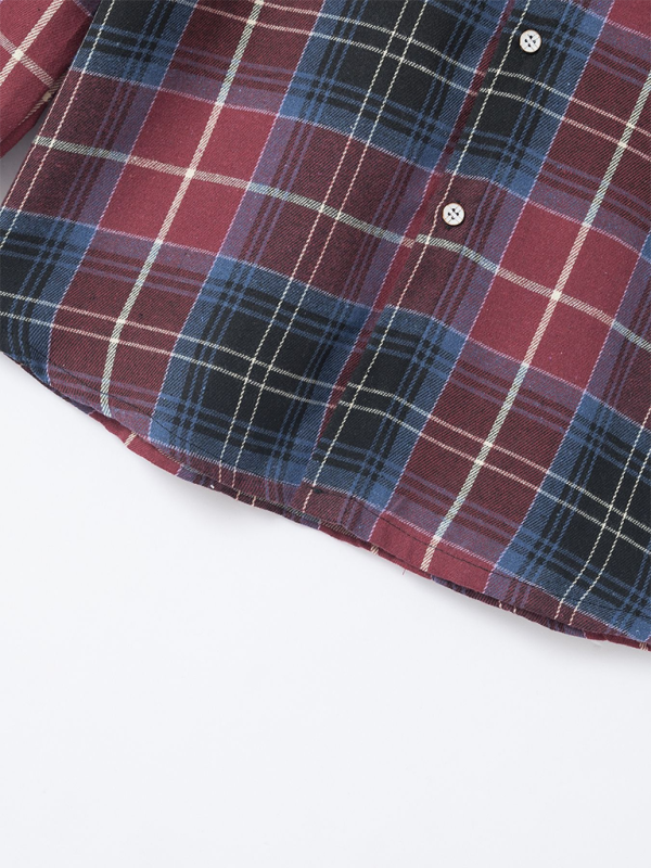 Men Shirts- Classic Men's Plaid Flannel Shirt- - IndioGear.com