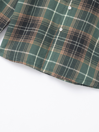 Men Shirts- Classic Men's Plaid Flannel Shirt- - IndioGear.com