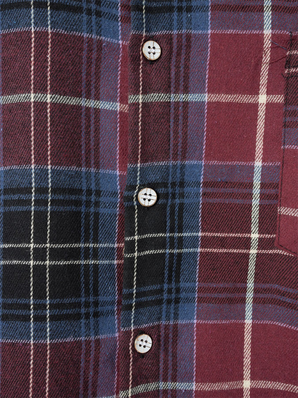 Men Shirts- Classic Men's Plaid Flannel Shirt- - IndioGear.com