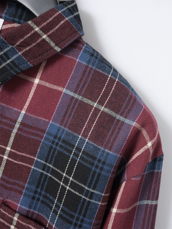 Men Shirts- Classic Men's Plaid Flannel Shirt- - IndioGear.com