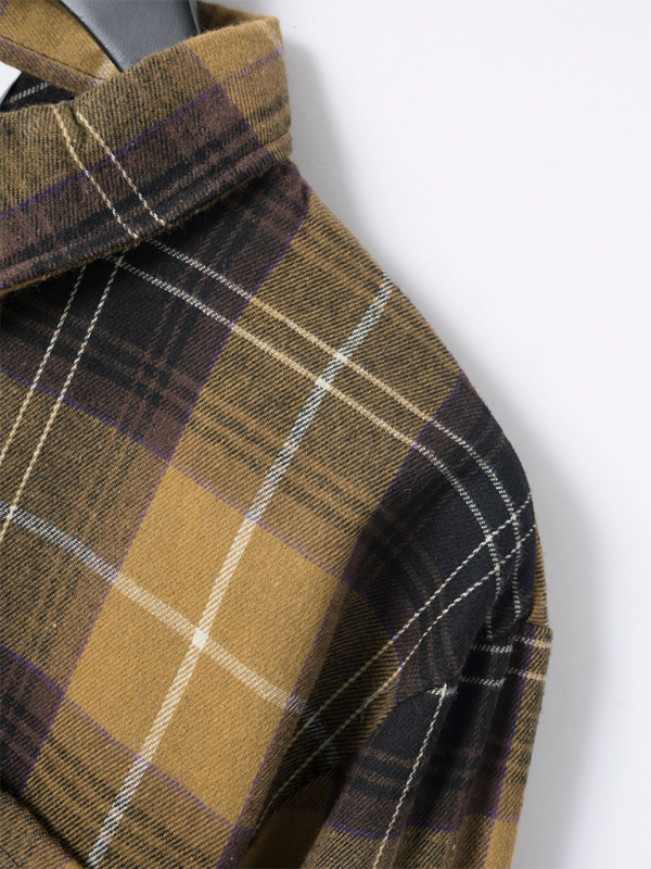 Men Shirts- Classic Men's Plaid Flannel Shirt- - IndioGear.com