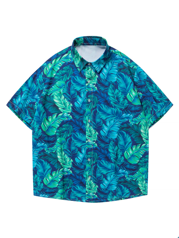 Men Shirts- Men's Hawaiian Shirt for Beach Adventures- - IndioGear.com