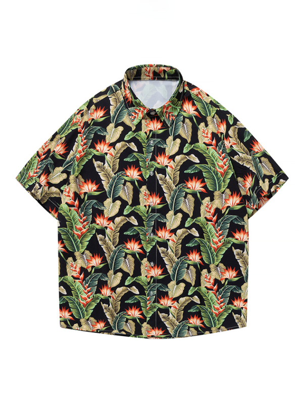 Men Shirts- Men's Hawaiian Shirt for Beach Adventures- - IndioGear.com