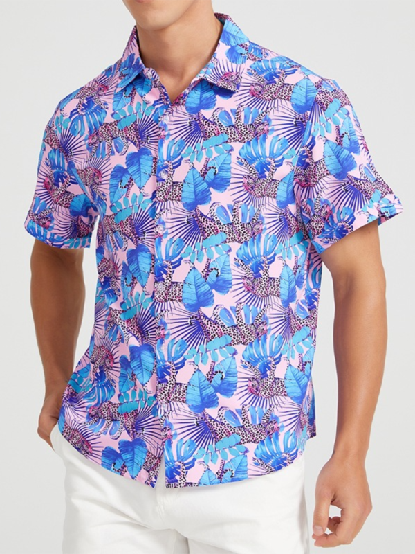 Men Shirts- Men's Hawaiian Shirt for Beach Adventures- - IndioGear.com