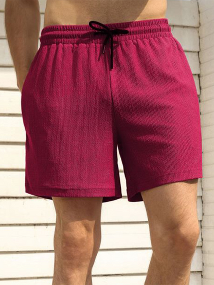 Men Shorts- Built-In Pocket Textured Shorts for Active Men- - IndioGear.com