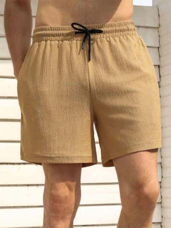 Men Shorts- Built-In Pocket Textured Shorts for Active Men- - IndioGear.com