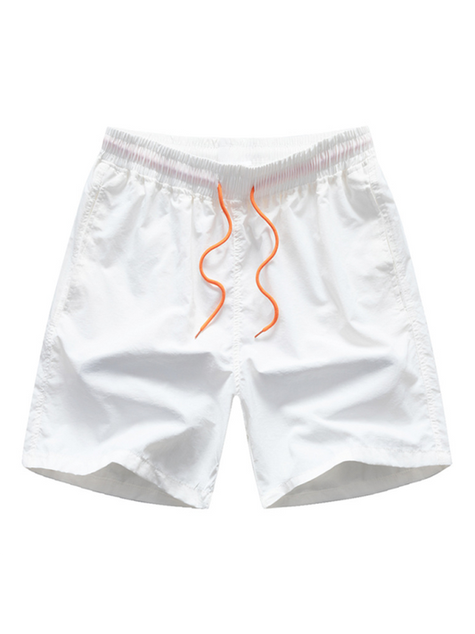 Men Shorts- Quick Drying Men's Shorts for Every Summer Adventure- White- IndioGear.com