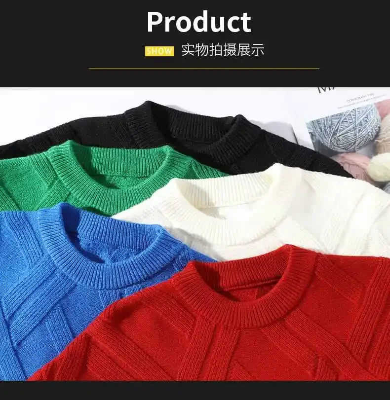 Men Sweaters- Casual Knit Pullover for Men with Style- - IndioGear.com