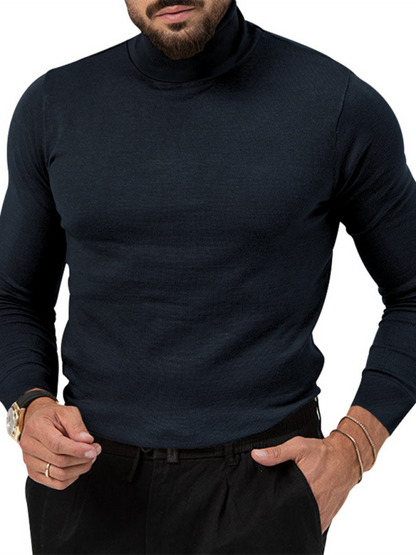 Men T-Shirts- Turtleneck Every Sharp Man T-Shirt- Champlain color- IndioGear.com