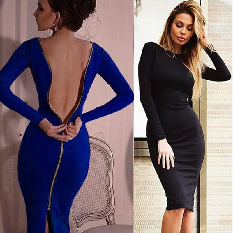 Midi Dresses- Best Bodycon Midi Dress for Hourglass Figures 🔥- - IndioGear Women Clothing