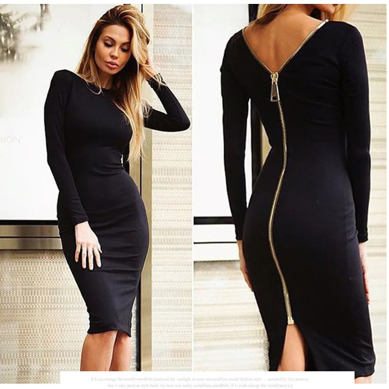 Midi Dresses- Best Bodycon Midi Dress for Hourglass Figures 🔥- - IndioGear Women Clothing