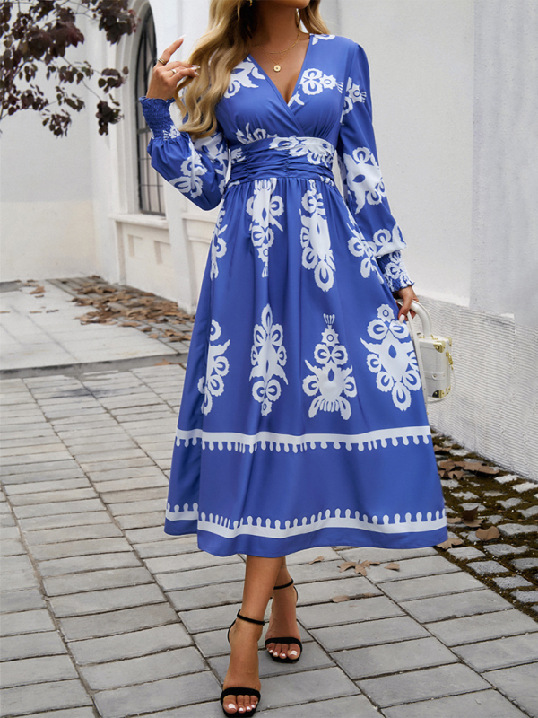 Midi Dresses- Flawlessly Floral Elegant Midi Dress for All Seasons- - IndioGear.com