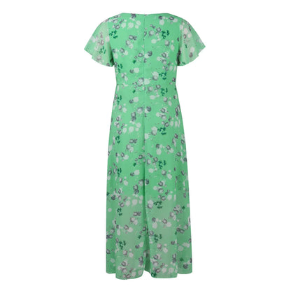 Midi Dresses- Floral Midi Dress for Spring Weddings & Garden Parties!- - IndioGear.com