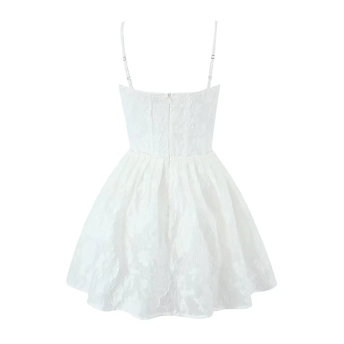 Mini Dresses- Sweetheart Floral Lace Dress for Bridal Events- - IndioGear.com