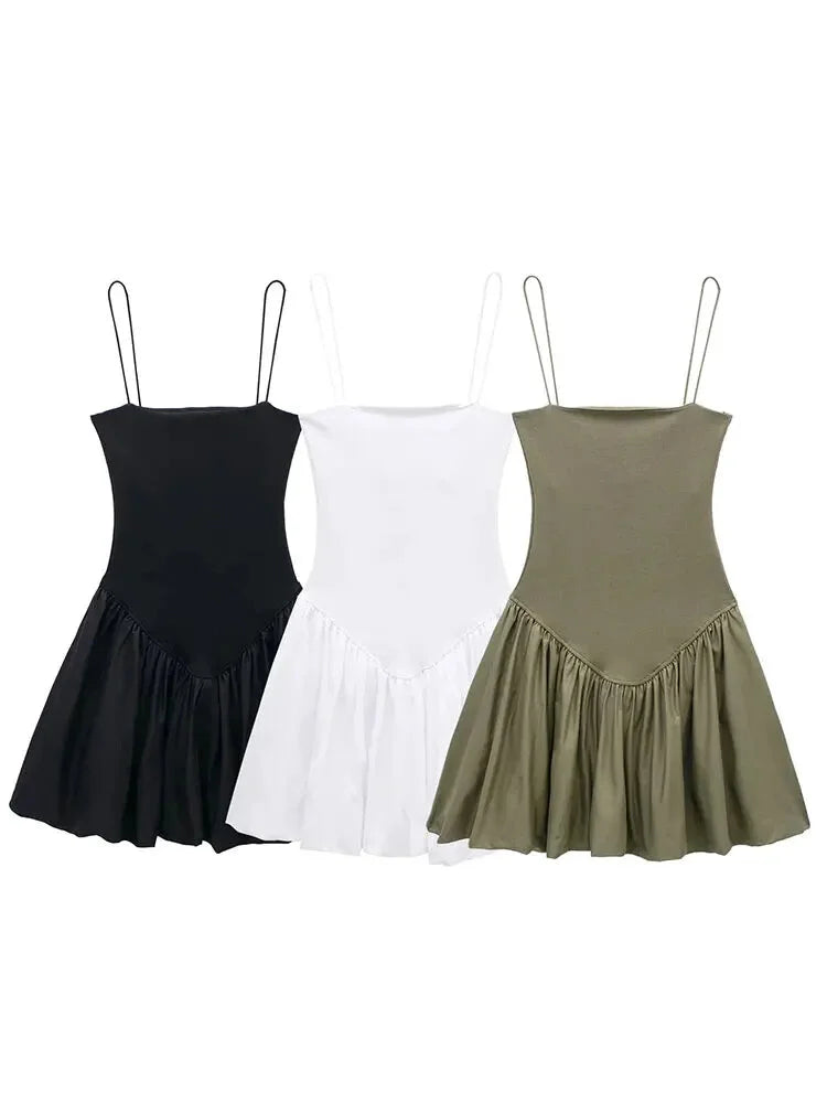 Mini Dresses- Fit & Flare LBD - Women's Little Black Dress- - IndioGear.com