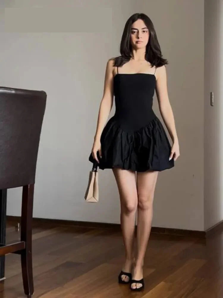 Mini Dresses- Fit & Flare LBD - Women's Little Black Dress- - IndioGear.com