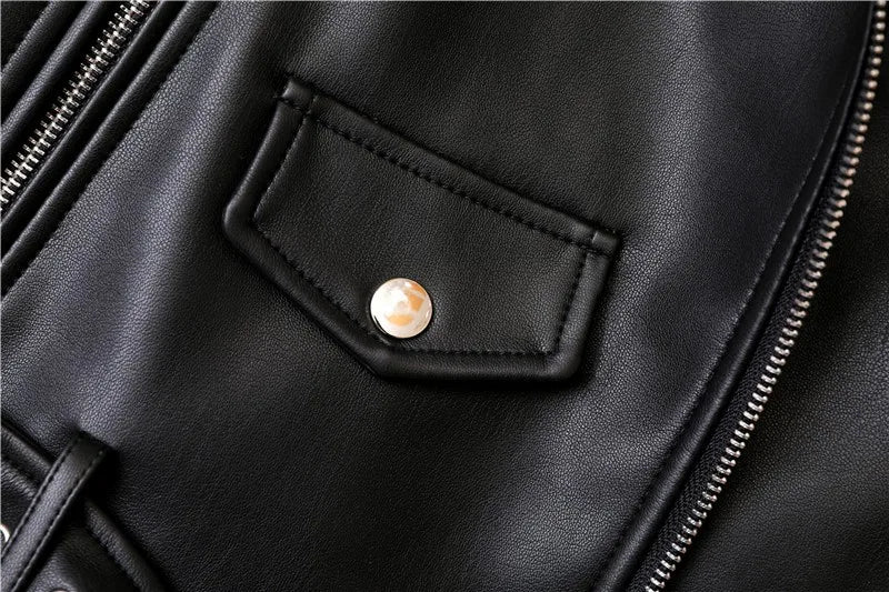 Moto Jackets- Women Faux Leather Biker Jacket- - IndioGear.com