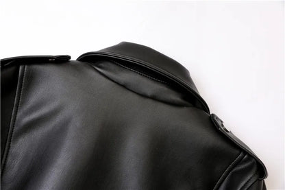 Moto Jackets- Women Faux Leather Biker Jacket- - IndioGear.com