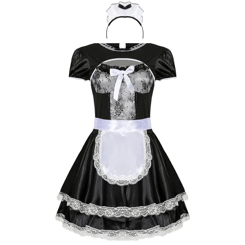 Oktoberfest Dresses- French Maid Costume for Oktoberfest and Cosplay Fun- - IndioGear.com