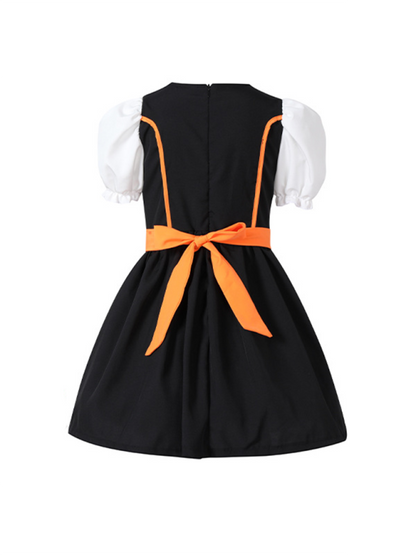 Oktoberfest Dresses- Little Lavender Kid’s Bavarian German Maid Costume Dress- - IndioGear.com