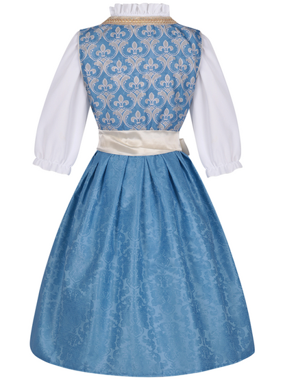 Oktoberfest Dresses- Traditional Costume Royal Blue Women’s Oktoberfest Dress- - IndioGear.com