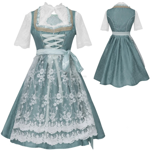 Oktoberfest Dresses- Traditional German Costume Bavarian Dress for Oktoberfest- - Chuzko Women Clothing