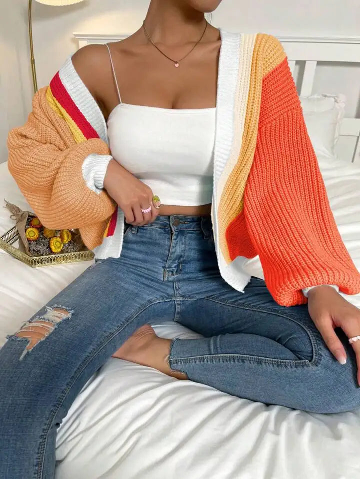 Open Front Cardigans- Chic Chunky Knit Throw-On- - IndioGear.com