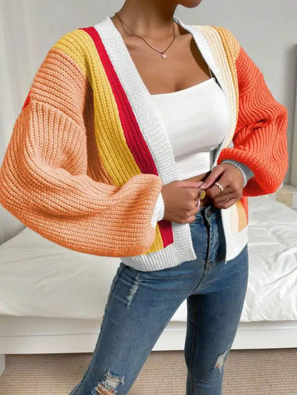 Open Front Cardigans- Chic Chunky Knit Throw-On- - IndioGear.com