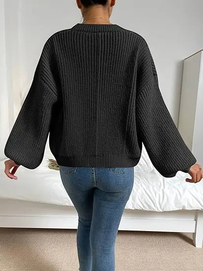 Open Front Cardigans- Chic Chunky Knit Throw-On- - IndioGear.com