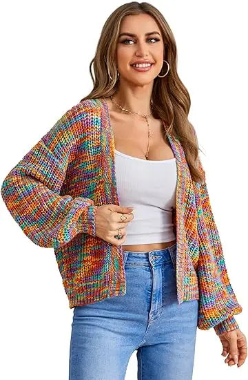 Open Front Cardigans- Chic Chunky Knit Throw-On- - IndioGear.com