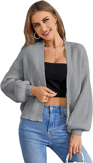 Open Front Cardigans- Chic Chunky Knit Throw-On- - IndioGear.com