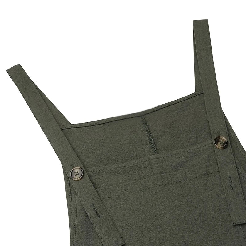 Overalls- Solid Lounge Summer Overalls Playsuit for Women- - IndioGear.com